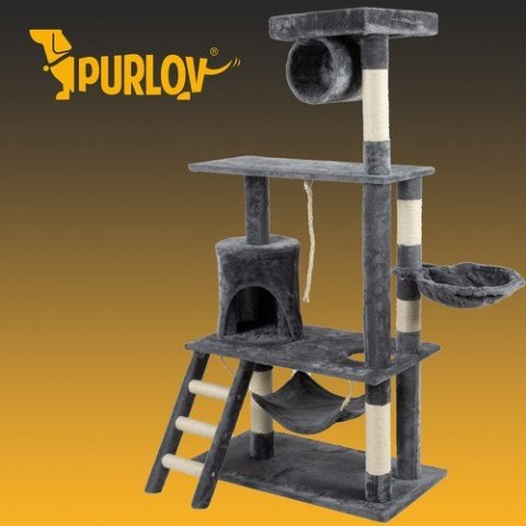 Drzewko dla kota 141cm szare Purlov 21713 Drzewko dla kota 141cm szare Purlov 21713