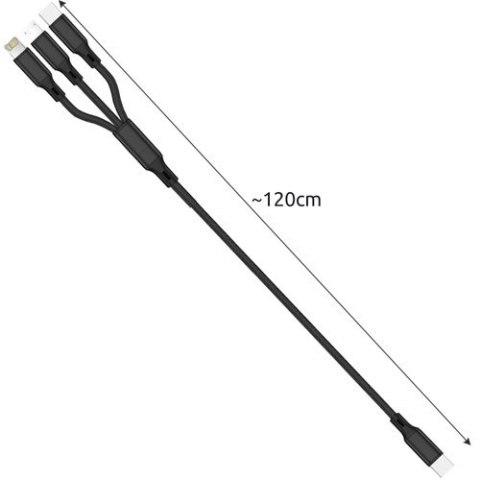 Kabel USB 3w1 Izoxis 22194 Kabel USB 3w1 Izoxis 22194