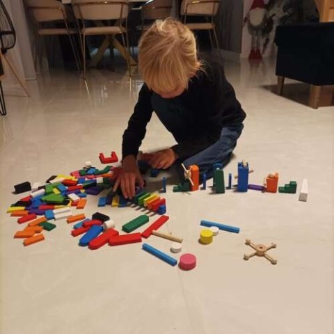 Domino drewniane 360 el Kruzzel 22914 Domino drewniane 360 el Kruzzel 22914