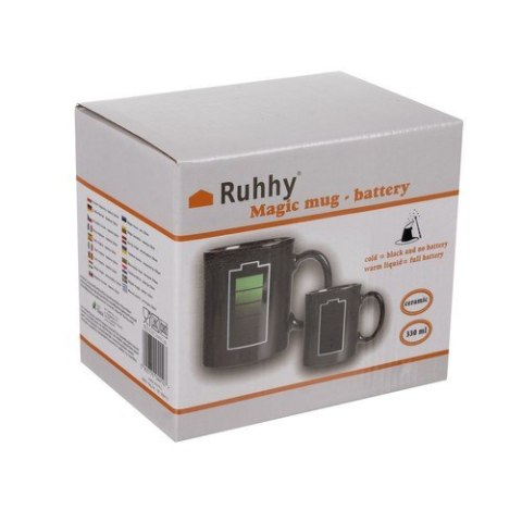 Kubek magiczny- bateria 330ml Ruhhy 22103 Kubek magiczny- bateria 330ml Ruhhy 22103