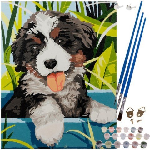 Malowanie po numerach 40x30cm- pies Maaleo 22780 Malowanie po numerach 40x30cm- pies Maaleo 22780