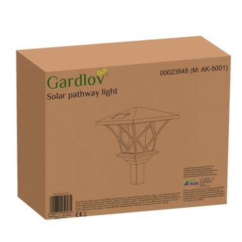 Lampa ogrodowa solarna- latarnia Gardlov 23548 Lampa ogrodowa solarna- latarnia Gardlov 23548