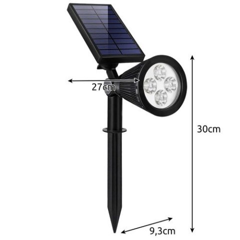 Lampa solarna ogrodowa - reflektor Gardlov 24002 Lampa solarna ogrodowa - reflektor Gardlov 24002