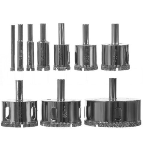 Otwornice diamentowe- zestaw 10szt. Bigstren 21641 Otwornice diamentowe- zestaw 10szt. Bigstren 21641