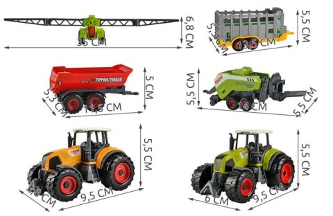 Farma - zestaw maszyn 6szt. Farma - zestaw maszyn 6szt.