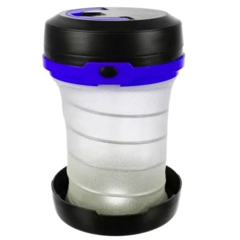Lampa turystyczna składana 2w1- niebieska Lampa turystyczna składana 2w1- niebieska