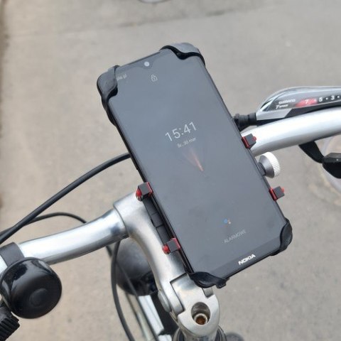 Uchwyt rowerowy na telefon z gumką U18313 Uchwyt rowerowy na telefon z gumką U18313