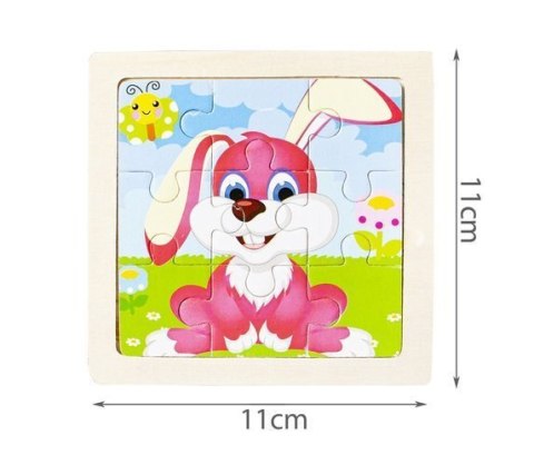 Układanka drewniana - puzzle 4 szt. U10973 Układanka drewniana - puzzle 4 szt. U10973