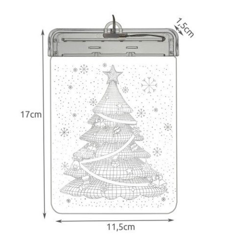 Witraż LED 3D- choinka Witraż LED 3D- choinka